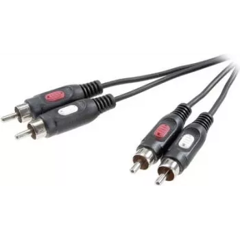 SpeaKa Professional Kabel audio RCA [2x wtyk RCA - 2x wtyk RCA] 10 m czarny (SP-7870624)