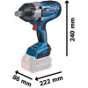Bosch GDS 18V-1050 H 1750 RPM Czarny, Niebieski, Czerwony