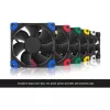Wentylator do obudowy komputera Noctua NF-A8 PWM CH.BK.S 80 mm, 4-pin PWM, 450–2200 RPM, 17,7 dB