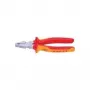 Knipex VDE Kraft-combination pliers 225 mm DIN ISO 5746, DIN EN 60900 02 06 225 (02 06 225)