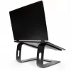Podstawka pod laptopa Port Designs 901103 — aluminium i czarna, obsługa do 15,6 cala, szerokość 260 mm, głębokość 145 mm, wysokość 225 mm