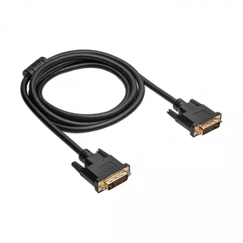 Akyga AK-AV-02 kabel DVI-I Dual Link 24+5 pin, 1,8 m, czarny