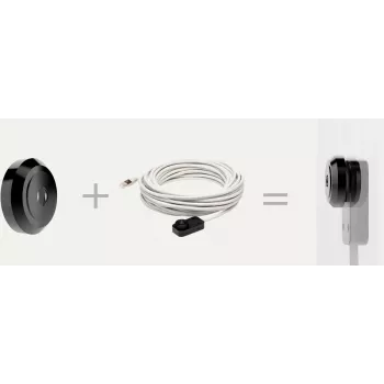 AXIS F8211 Pinhole Trim Ring - Pierścień blokujący do obiektywu kamery - do jednostki czujnika AXIS F1025