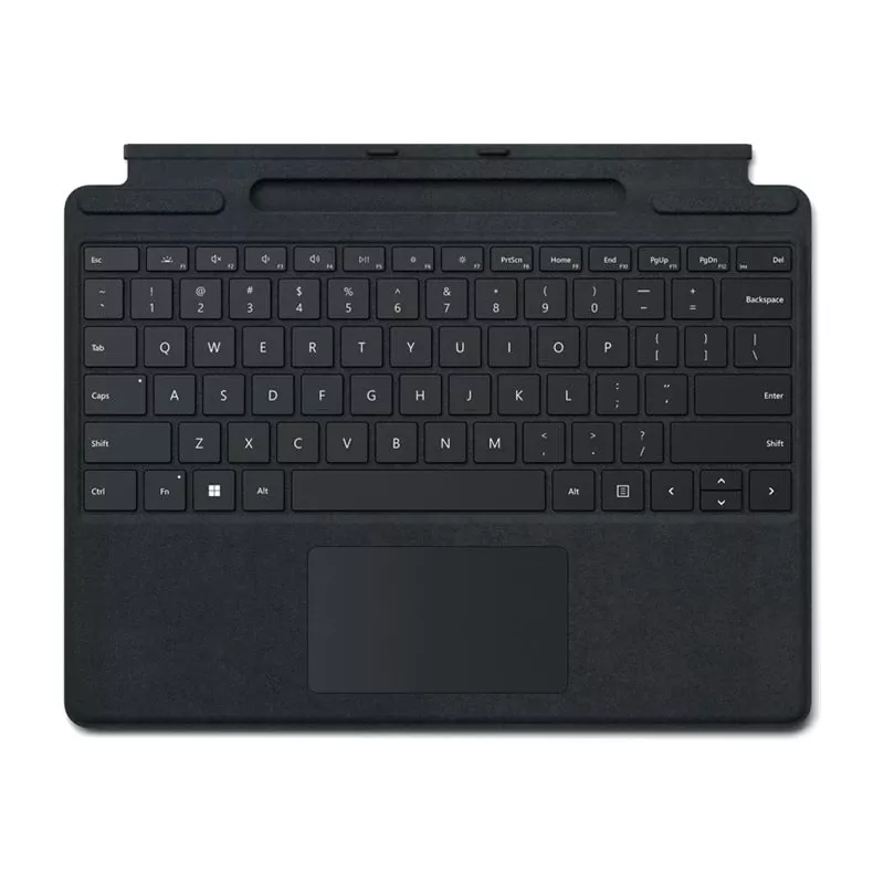 Microsoft Surface Pro Signature Keyboard - Tastatur - mit Beschleunigungsmesser, Trackpad, Surface Slim Pen 2 Ablage- und Ladeschale - QWERTY - GB - S