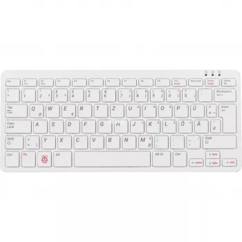 Przewodowa klawiatura USB Raspberry PI klawiatura DE RB-TASTA01W — połączenie USB, układ niemiecki