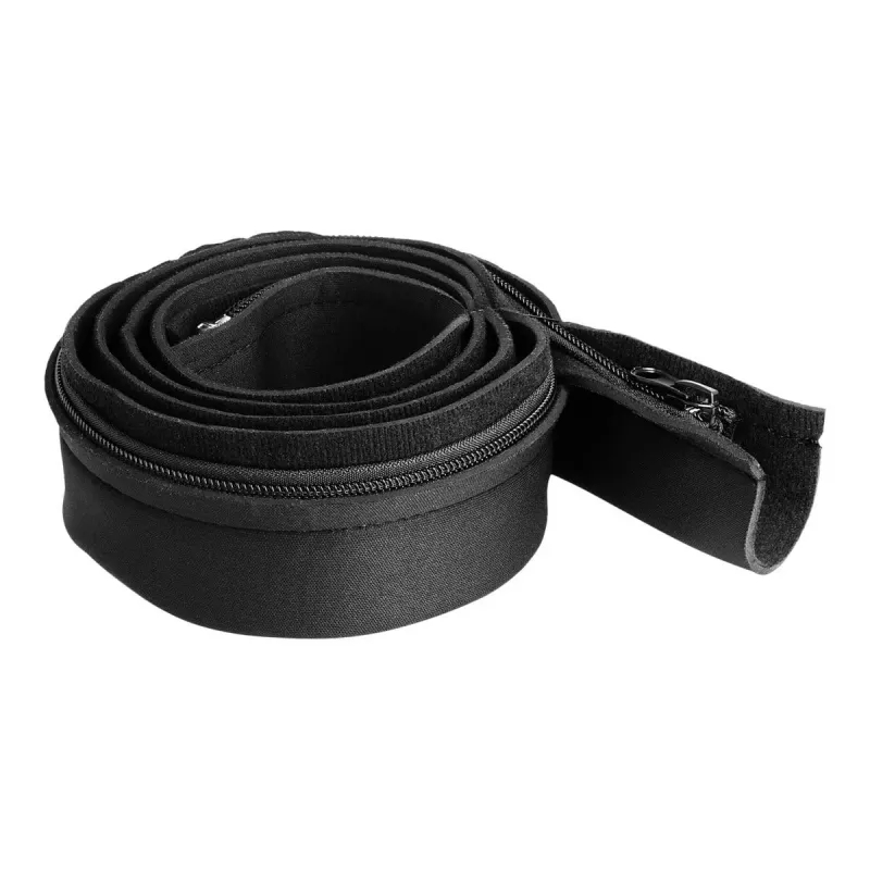 DeLOCK osłona na kable neoprenowa elastyczna z zamkiem błyskawicznym 1,5 m x 100 mm czarna