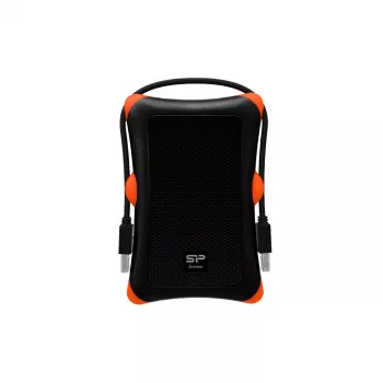Obudowa HDD/SSD Silicon Power Armor A30, 2,5 cala, jednokieszeniowa, USB 3.2 Gen 1, Micro-USB A, pomarańczowa/czarna