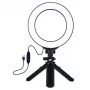 Pierścień LED 16cm ze statywem 12-14,5cm, USB