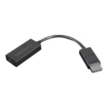 Adapter wideo Lenovo 4X90R61023 0,225 m DisplayPort HDMI Typ A (Standard) Czarny