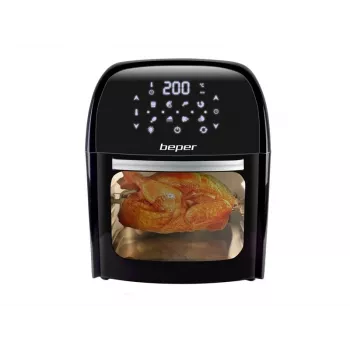 Bezpieczna frytkownica gorącego powietrza Beper P101FRI012 12 L 1800 W czarna