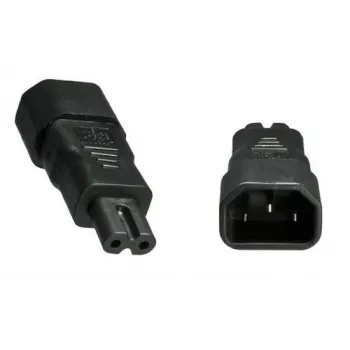 Microconnect PE147AD przejściówka kabla C14 C7 czarny