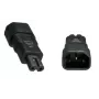 Microconnect PE147AD przejściówka kabla C14 C7 czarny