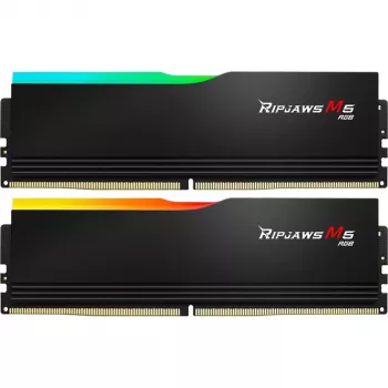 DIMM 48 GB DDR5-6000 (2x 24 GB) Dual-Kit, pamięć czarna, F5-6000J3036F24GX2-RM5RK, Ripjaws M5 RGB, INTEL XMP