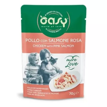 Oasy More Love Kurczak z Łososiem Saszetka 70 g
