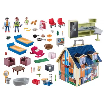 Zestaw do budowania PLAYMOBIL Domek dla lalek 70985 Wielokolorowy Plastik