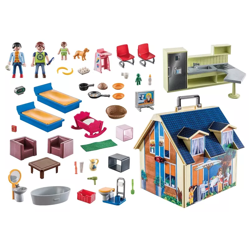 Zestaw do budowania PLAYMOBIL Domek dla lalek 70985 Wielokolorowy Plastik