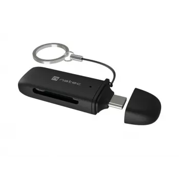Czytnik kart NATEC SCARAB C SD/Micro SD USB 3.2 Gen 1 Czarny (NCZ-2365)