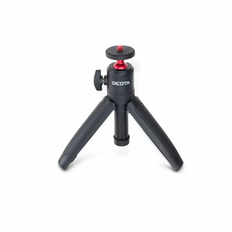 Statyw do kamery internetowej Dicota Wysokość robocza = 147 - 245 mm Czarna Głowica kulowa