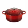 Le Creuset Signature Cast Iron Round Casserole 18 cm czerwony