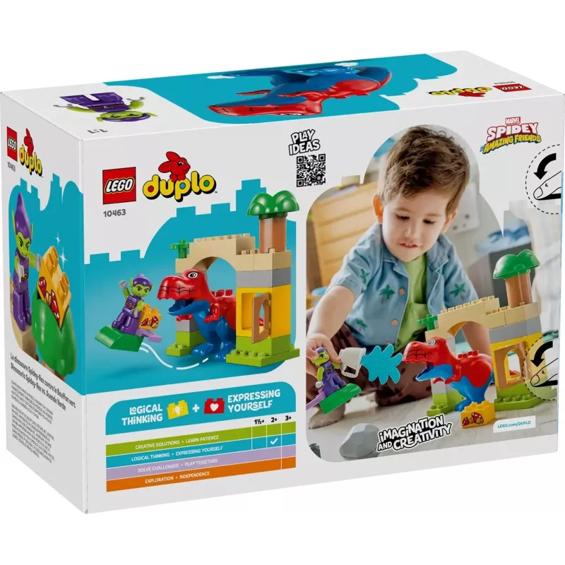 LEGO DUPLO 10463 Dinozaur Spidey-Rex kontra Zielony Goblin