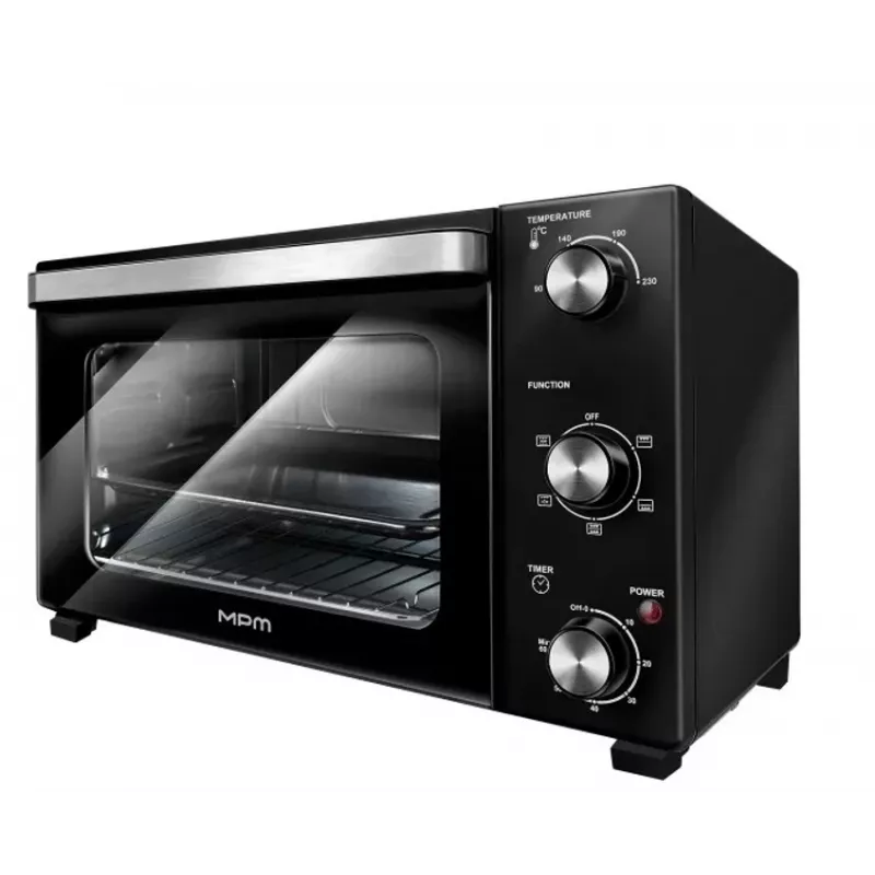 Elektryczny piekarnik nablatowy MPM MPE-16/T — 35 l, 1500 W, konwekcja, timer, drzwi szklane