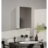 Szafka łazienkowa wisząca top e shop POLA 1DL BIEL — 400×220×600 mm, 3 półki, biały
