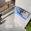 Stojak podłogowy pod telewizor ONKRON SM6-B do ekranów 32–90 cali, udźwig 50 kg, VESA 200x200–600x400, pochylenie -10–5°, obrót 40°