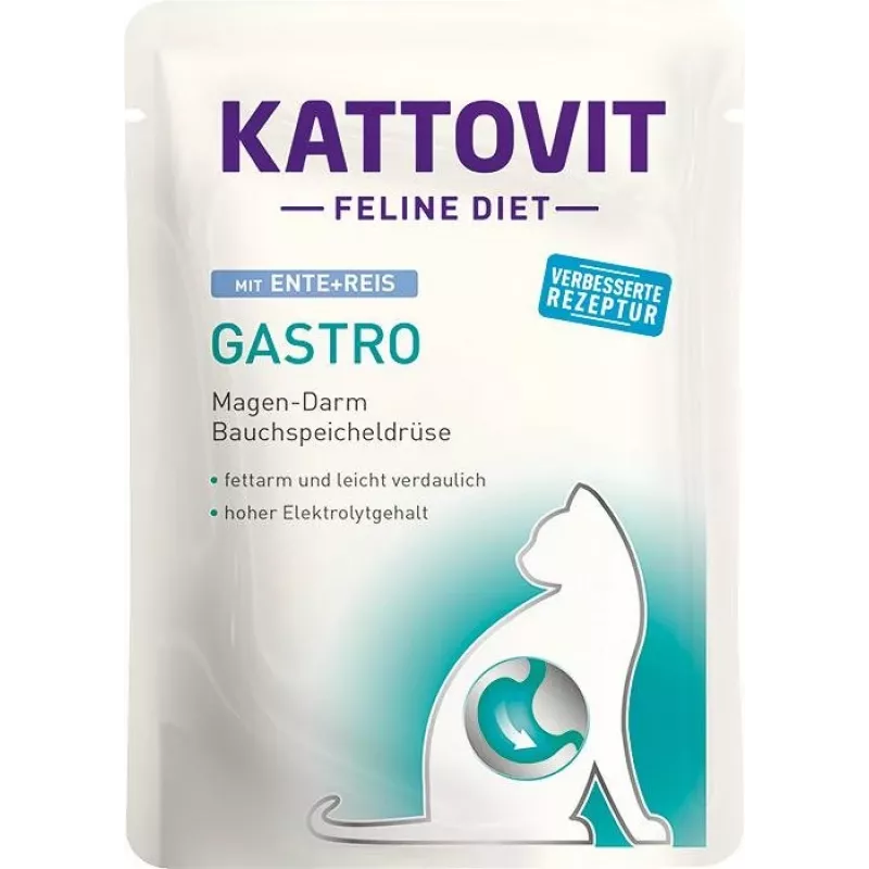 KATTOVIT Feline Diet Gastro - karma mokra dla kota - 12 x 85g