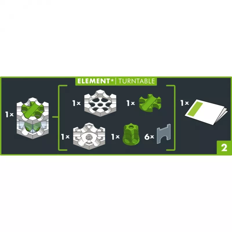 Ravensburger GraviTrax PRO Element Turntable tor kulkowy zabawka (22433)