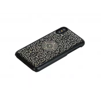 Etui na smartfona iKins Liana do iPhone XS / XS S — czarne etui ochronne
