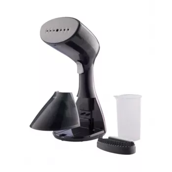 Parownica do ubrań Gorenje GS2100BKV — 2100 W, zbiornik na wodę 0,22 l, wyjmowany, para 25–35 g/min, 2 poziomy mocy, czarny