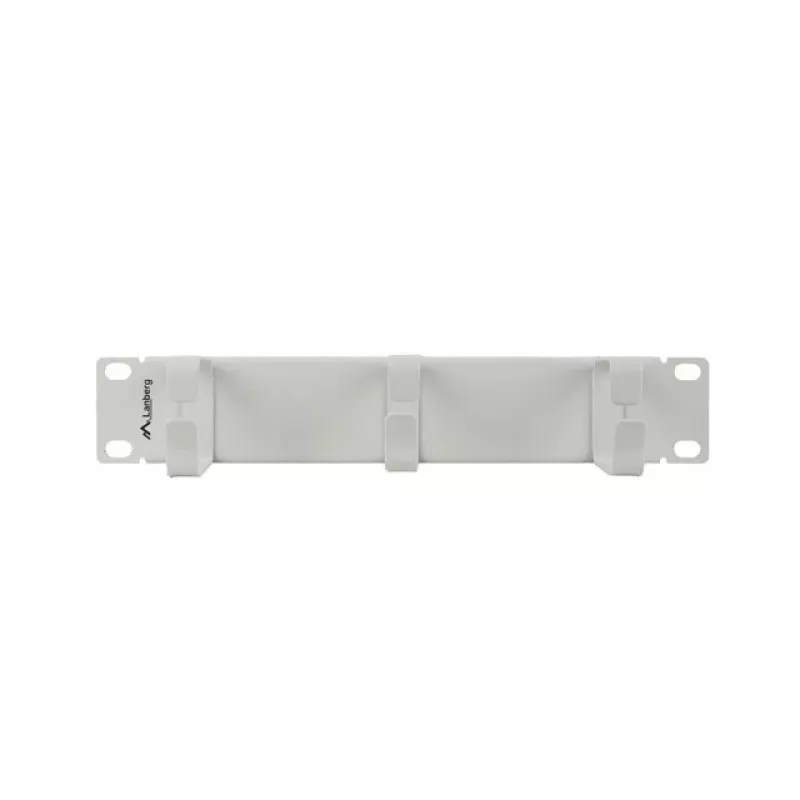Organizer kabli 10 cali z 3 metalowymi uchwytami TYP B szary