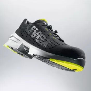 Buty ochronne Uvex 85438 Unisex Dorosły Czarny Limonkowy Poliuretan Mikro Welur