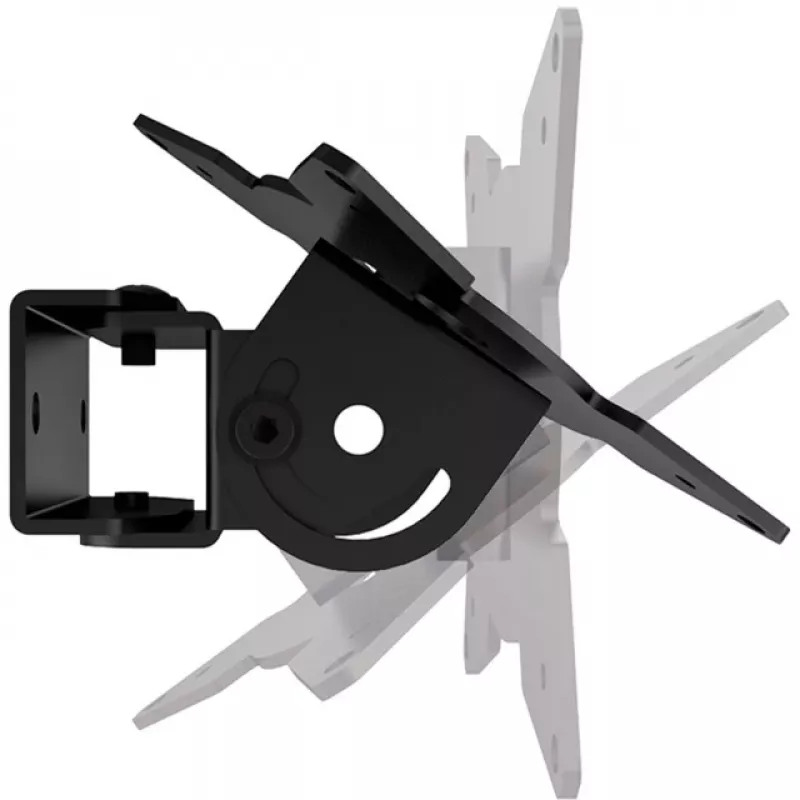 Uchwyt do monitora Hagor 8714 32,8 cm (12,9 cala) Czarny Ściana