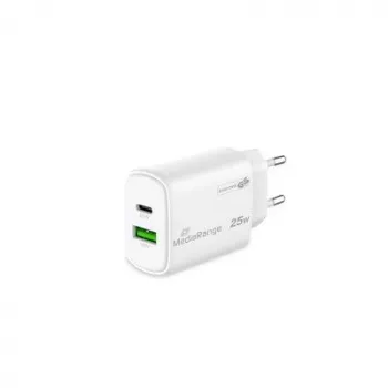 Zasilacz sieciowy USB/USB-C 25W/FAST MRMA112-2 Mediarange