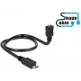 Kabel USB DeLOCK 83925 USB 2.0 0,5 m Micro-USB B USB C Czarny