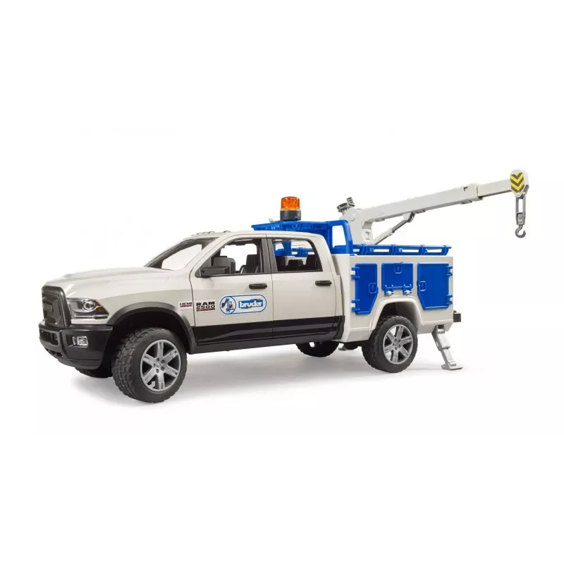 Auto Dodge RAM 2500 Service z obrotowym światłem Rooster BRUDER 02509