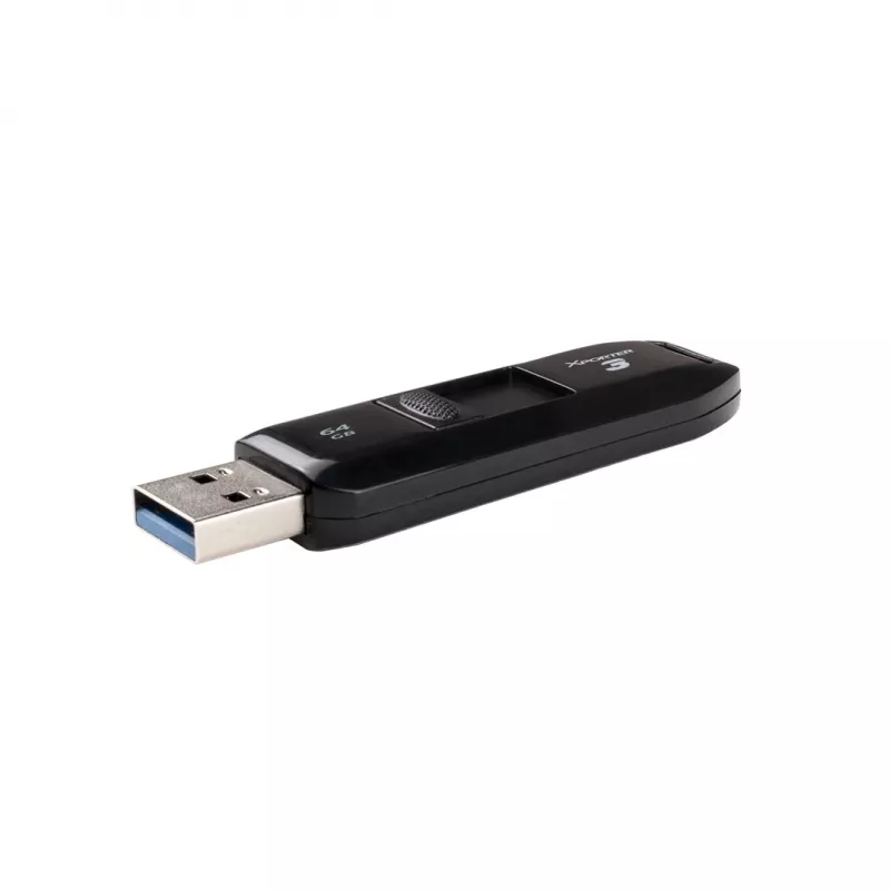 Pamięć flash USB PATRIOT Xporter 64 GB USB typu A 3.2 Gen 1 (wysuwana, czarna, 80 MB/s)