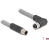 DeLOCK 80542 kabel czujnika/aktuatora 1 m RST M12 Szary
