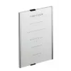Durable Info Sign Acrylic Aluminium srebrny 4806-23