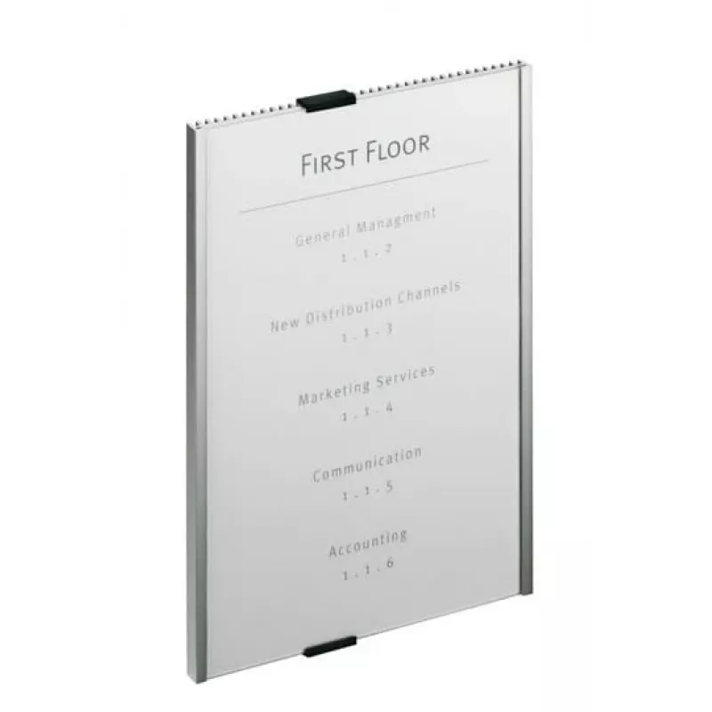 Durable Info Sign Acrylic Aluminium srebrny 4806-23