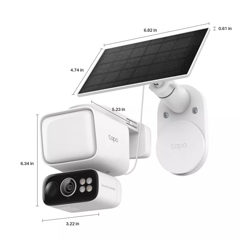 TP-Link TAPO C615F KIT kamera bezpieczeństwa Kopułkowa kamera IP bezpieczeństwa Zewnętrzna 2304 x 1296 pikseli Sufit/Ściana/Słup