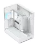 Obudowa APNX Tower V2 — biała, panele ze szkła hartowanego x3
