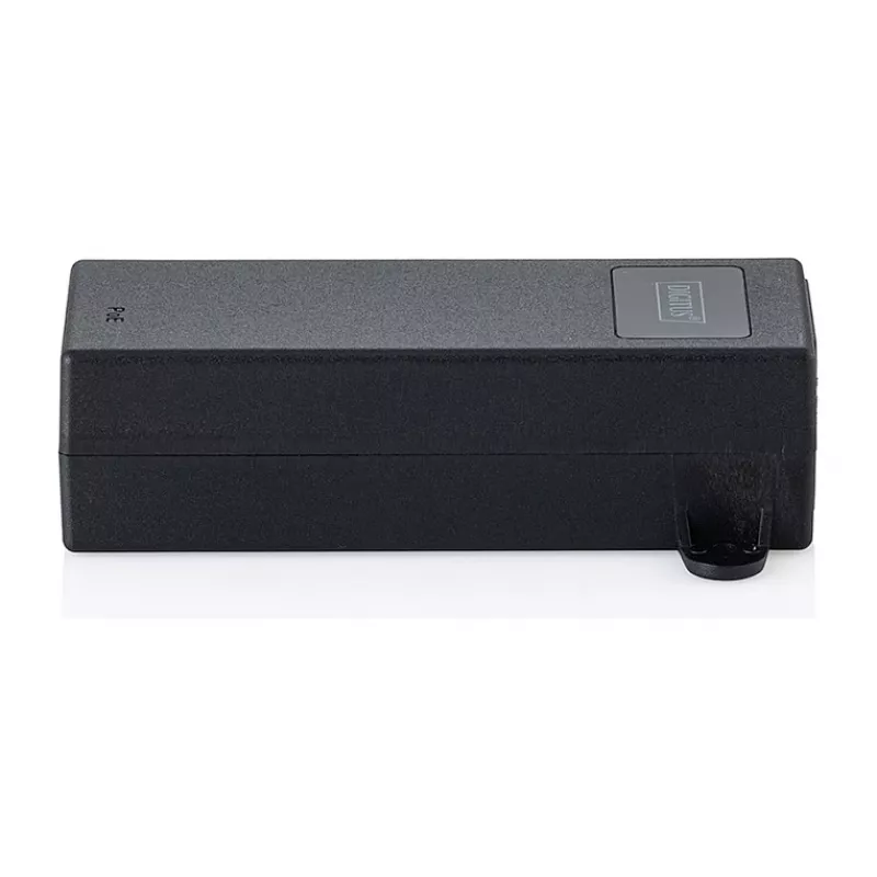 Zasilacz PoE++ DIGITUS DN-95104-1 — Gigabit Ethernet 802.3bt, 60W, 55V, 100m, czarny