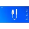 Adapter audio USB Type 3.1 C (M) – Jack 3,5mm (F) Biały SAVIO AK-51