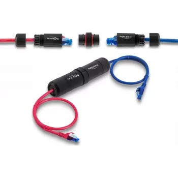 Kabel sieciowy Delock złącze RJ45 do Cat.6 z gwintem M16 90780