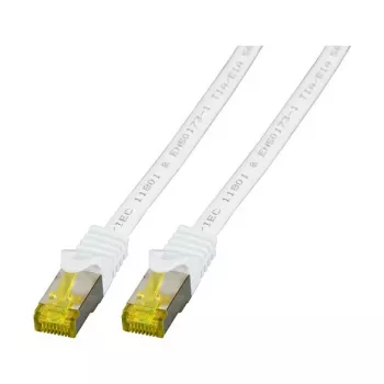 Kabel krosowy EFB-Elektronik RJ45 Cat.6A S/FTP LSZHCat.7 Surowy biały 0,5m Producent: EFB Elektronik (MK7001.0,5W)