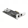 DeLOCK 81261 karta sieciowa PCI Express x2, 2 x RJ45 5 Gigabit LAN