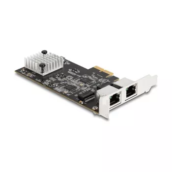 DeLOCK 81261 karta sieciowa PCI Express x2, 2 x RJ45 5 Gigabit LAN