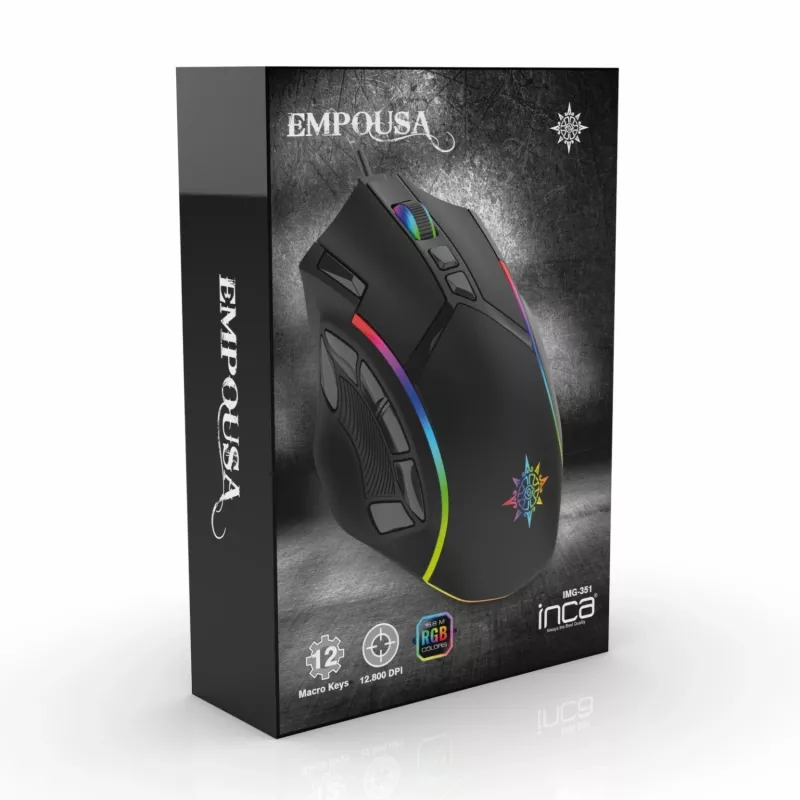 Mysz gamingowa Inca IMG-351 USB Type-A optyczna, praworęczna